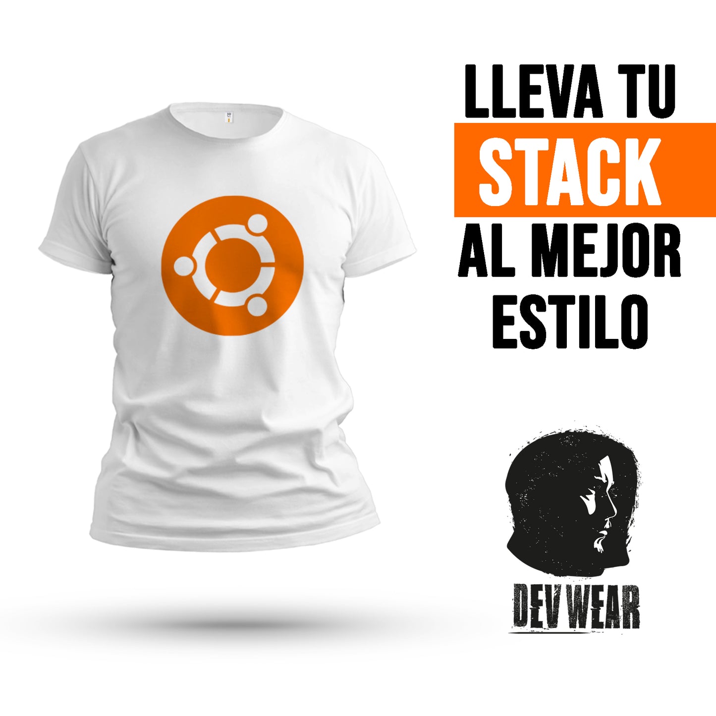CAMISETA LOGO CENT DEVELOPER UBUNTU