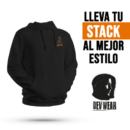 BUZO LOGO LAT DEVELOPER JAVA ORANGE