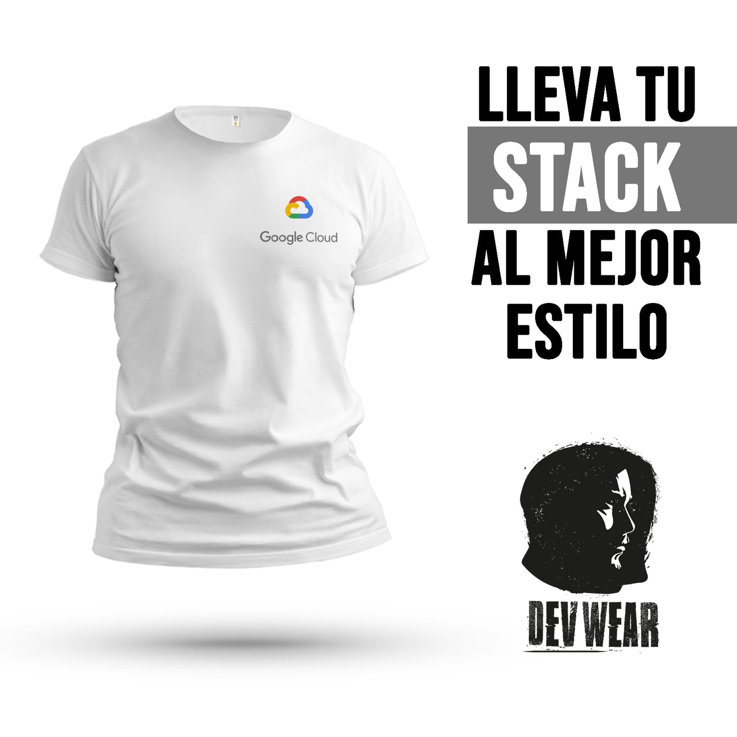 CAMISETA LOGO LAT DEVELOPER GOOGLE CLOUD