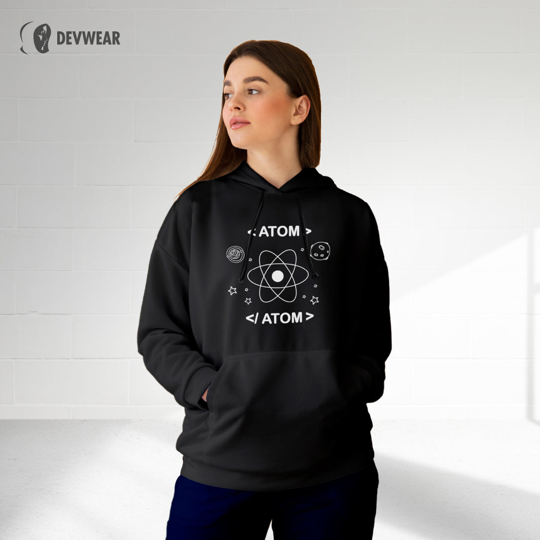 HOODIE REACT ATOM DEVELOPER – DevWearOficial