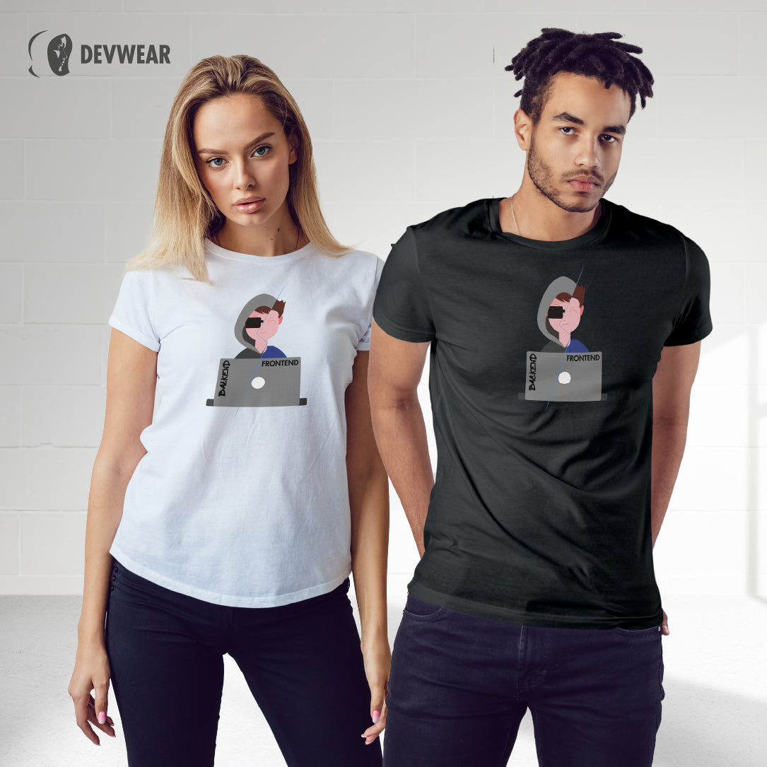 CAMISETA FULLSTACK DEVELOPER FRONT Y BACK – DevWearOficial