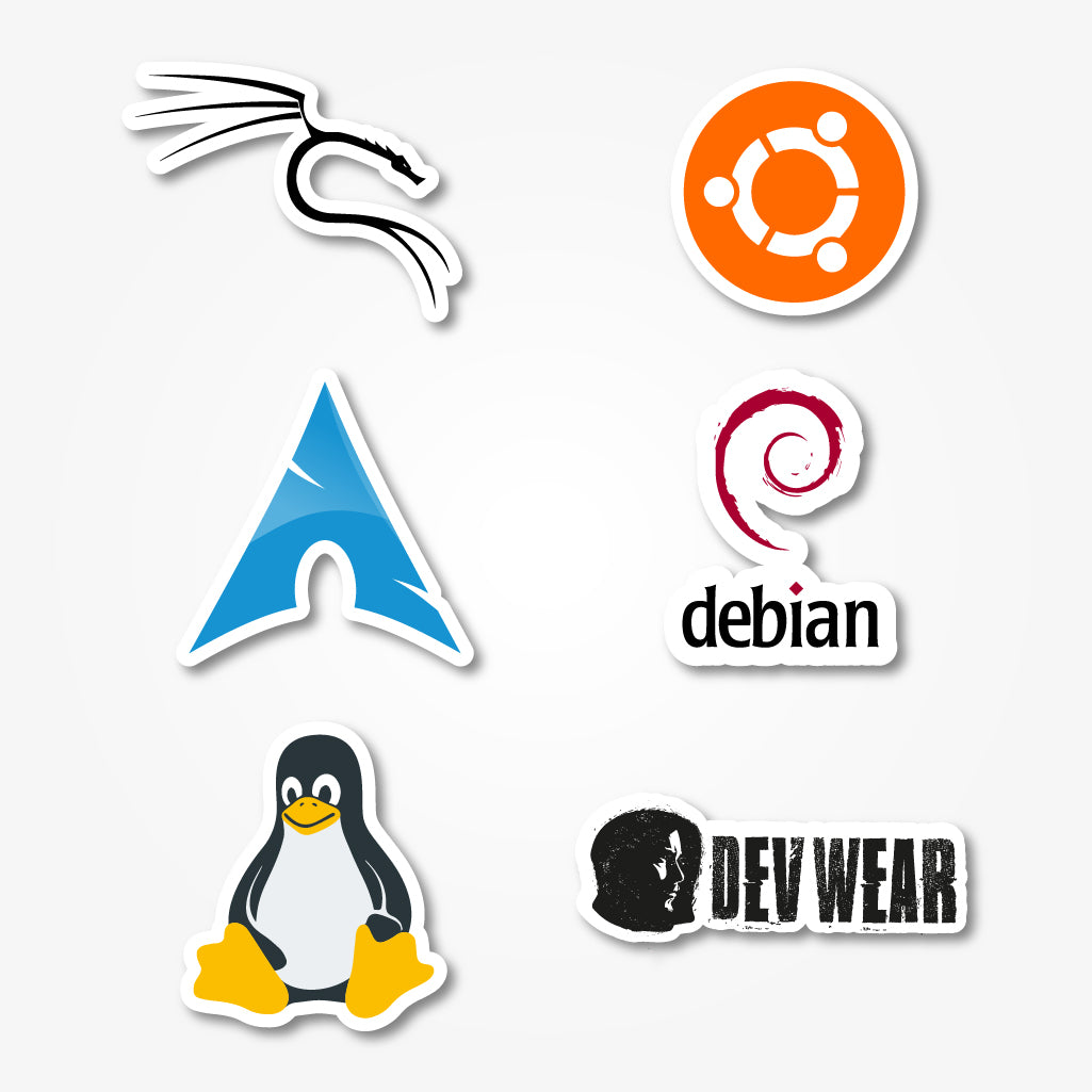 STICKERS FULL LINUX PACK – DevWearOficial