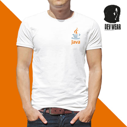 CAMISETA LOGO LAT DEVELOPER JAVA ORANGE