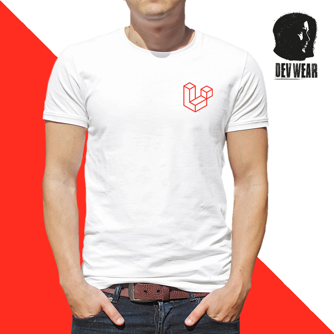 CAMISETA LOGO LAT DEVELOPER LARAVEL ICON