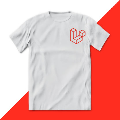 CAMISETA LOGO LAT DEVELOPER LARAVEL ICON