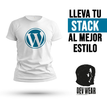 CAMISETA LOGO CENT DEVELOPER WORDPRESS